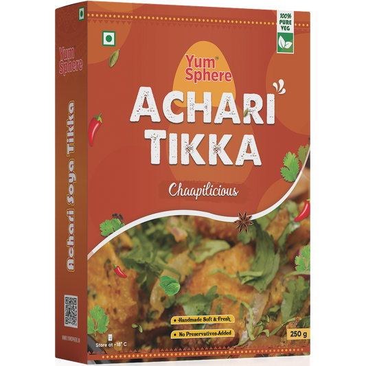 Achari Soya Tikka