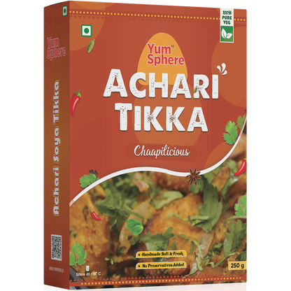 Achari Soya Tikka
